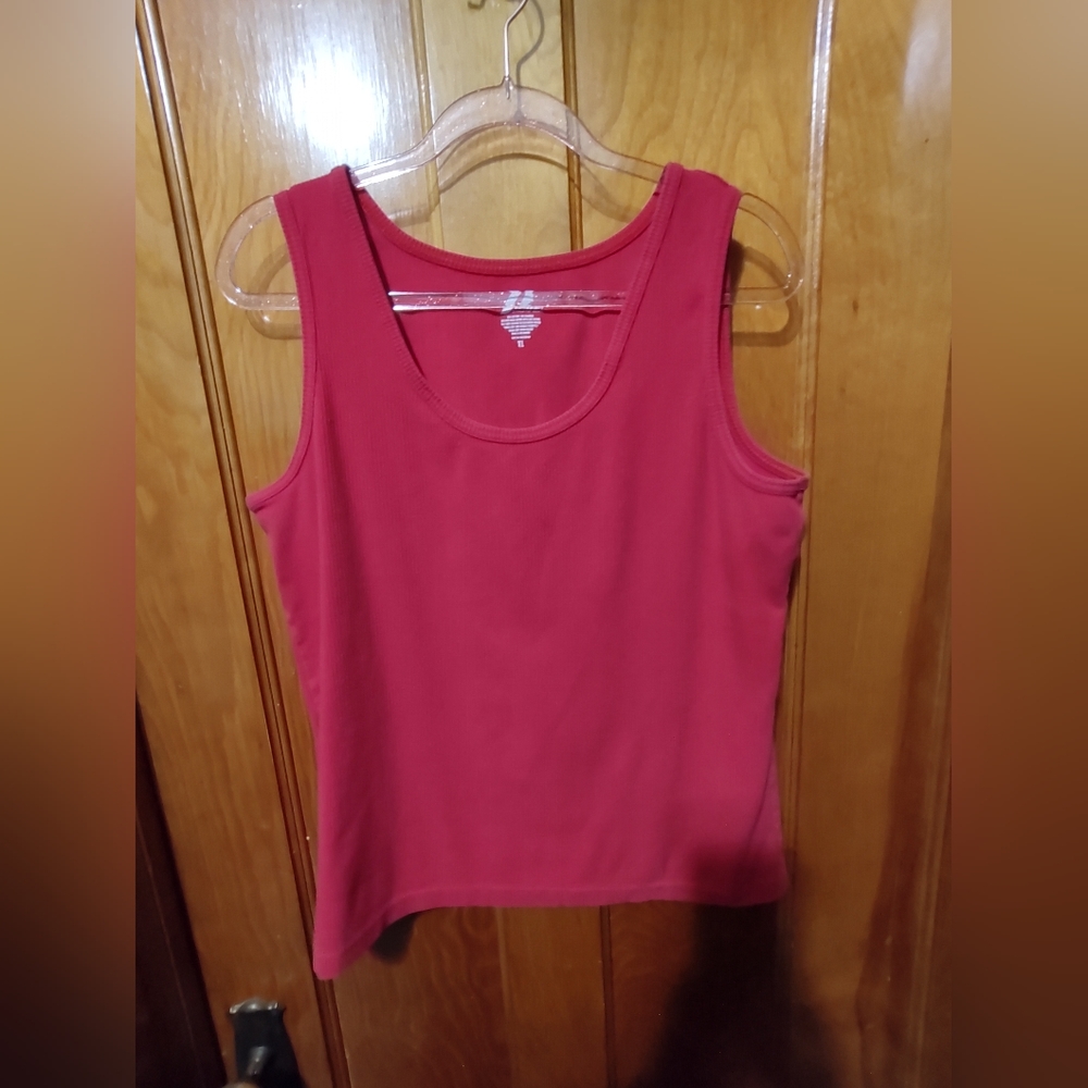 Prospirit XL red ribbed tank top